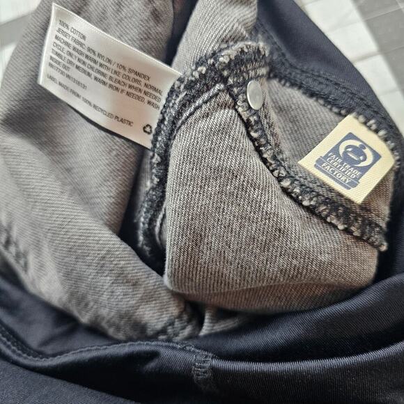 Isabel Maternity Jeans Womens Sz 6 Gray Boyfriend Power Stretch Crossover Panel - Picture 10 of 10